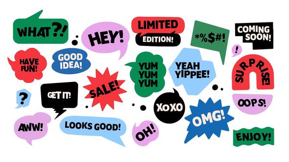 Videohive Simple Speech Bubbles Elements template preview