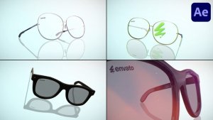 Videohive Eyeglasses Logo for After Effects 55580542 Logo Stings template preview