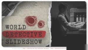 Videohive Detective Paper Intro Openers template preview