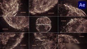 Videohive Destruction Planet for After Effects Elements template preview