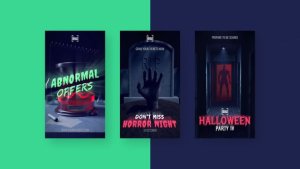 Videohive Halloween Scary Stories Vol. 2 Video Displays template preview