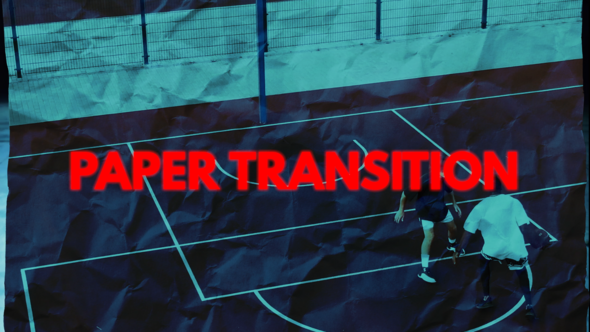 Videohive Paper Transition Elements template preview