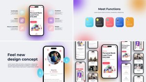 Videohive Coin App Promo Product Promo template preview