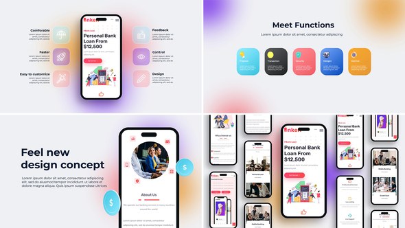 Videohive Coin App Promo Product Promo template preview