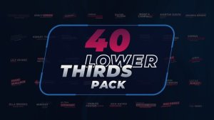 Videohive Lower Thirds Pack 55912865 Elements template preview
