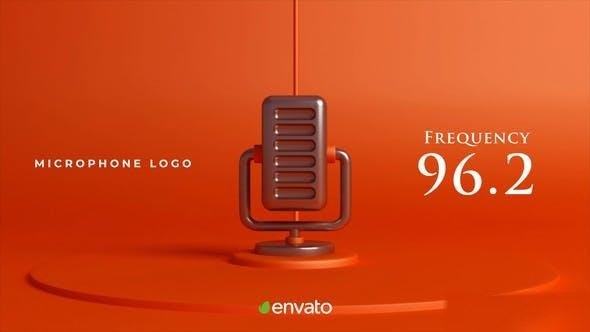 Videohive Microphone Logo 46640291 Logo Stings template preview