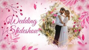 Videohive wedding Pink Watercolor Slideshow Openers template preview