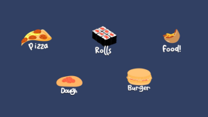 Videohive Looped Food Animations And Titles for After Effects Elements template preview