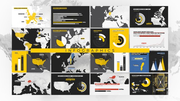 Videohive World Map Pro - Infographics Infographics template preview