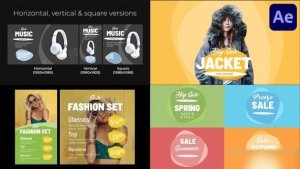 Videohive Sale Set Slides | After Effects Openers template preview