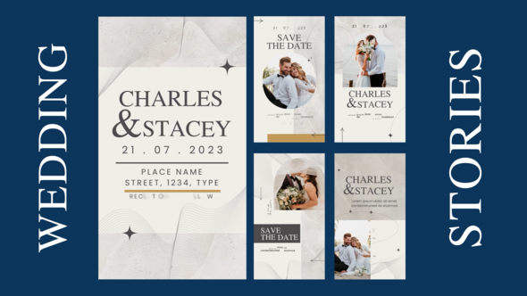 Videohive Wedding Invitation Instagram Stories | Reels Video Displays template preview
