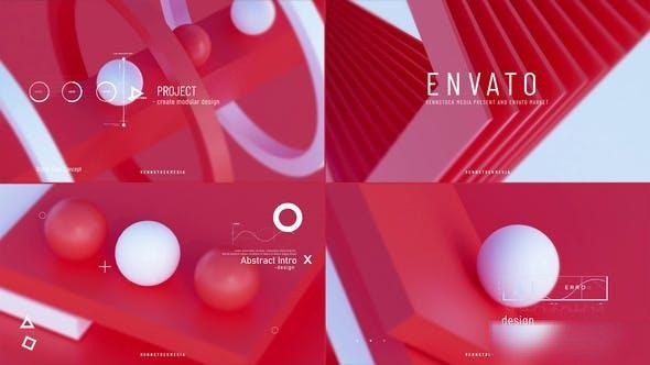 Videohive Object Abstract 3d Intro Openers template preview