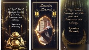 Videohive Ramadan Kareem Social Media Intro Ramadan template preview