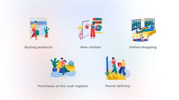 Videohive Shopping - Scene Situation 48866104 Elements template preview