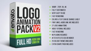 Videohive Logo Animation Pack V2 Logo Stings template preview