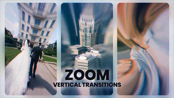 Videohive Vertical Zoom Transitions Elements template preview