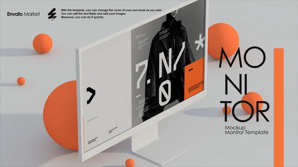 Videohive Monitor Mockup 55557289 Product Promo template preview