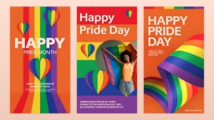 Videohive Pride Day Stories Product Promo template preview