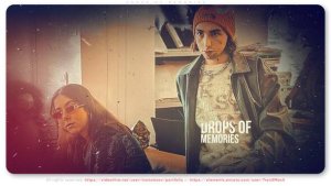 Videohive Drops of Memories Video Displays template preview