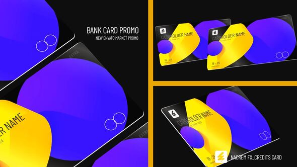 Videohive Bank Credit Card 58244502 Product Promo template preview