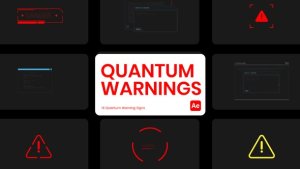 Videohive Quantum Warning for After Effects Titles template preview