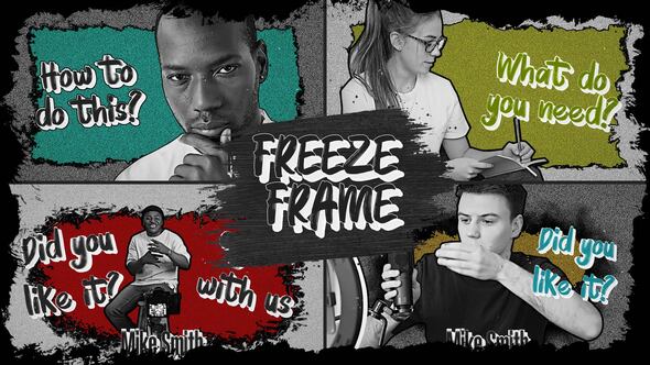 Videohive Freeze Frame maker 60481536 Openers template preview