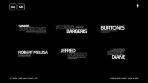 Videohive Lower Thirds | After Effects 56162429 Titles template preview