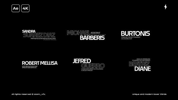 Videohive Lower Thirds | After Effects 56162429 Titles template preview