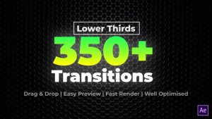 Transitions Video Displays template preview