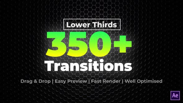 Transitions Video Displays template preview