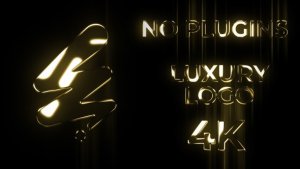 Videohive Luxury Glow Logo вЂ“ Cinematic Reveal Logo Stings template preview