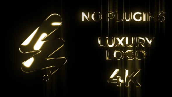 Videohive Luxury Glow Logo вЂ“ Cinematic Reveal Logo Stings template preview