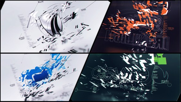 Videohive Corporate Logo V20 Technology Company Ident Logo Stings template preview