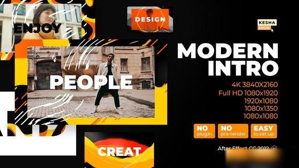 Videohive Modern Intro 28602282 Openers template preview