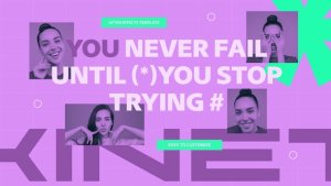 Videohive Kinetic Typography Slides Titles template preview