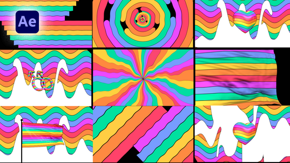 Videohive Pride LGBTQ Transitions Pack Elements template preview