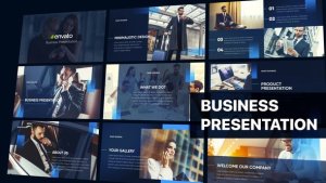 Business Modern Minimalistic Presentation Premiere Pro template preview