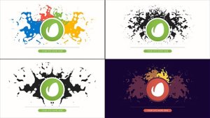 Videohive Minimal Paint Splatter Art Logo Reveal Openers template preview