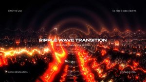 Videohive Ripple Wave Transition Elements template preview
