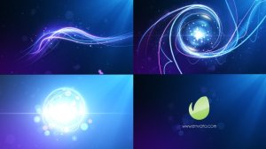 Glowline Logo Reveal Video Displays template preview