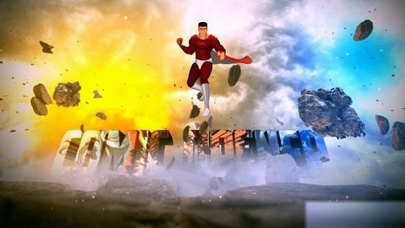 Videohive Superhero Comic Opener Openers template preview