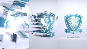 Videohive Crystal Parts Logo Sting Logo Stings template preview