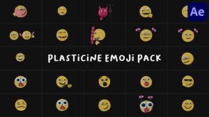 Videohive Plasticine Emoji Pack | After Effects 53627900 Elements template preview