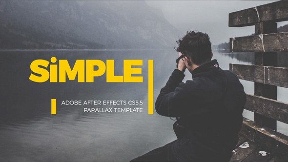Simple Parallax Photo Gallery | v.3 Video Displays template preview