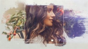 Videohive Instagram Memories Watercolor Slideshow Video Displays template preview