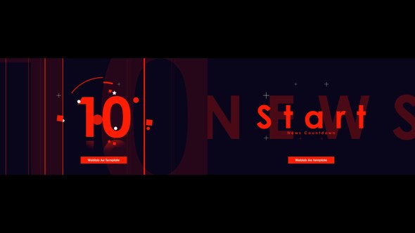 Countdown Version 4 Premiere Pro template preview