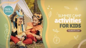 Videohive 4K Kids And Teens Adventure And Hike Summer Camp Opener Openers template preview