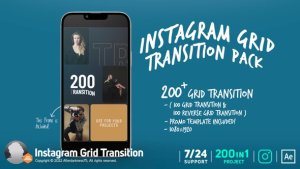 Videohive Instagram Grid Pack Elements template preview