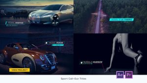 Sport Call-Out Titles Video Displays template preview