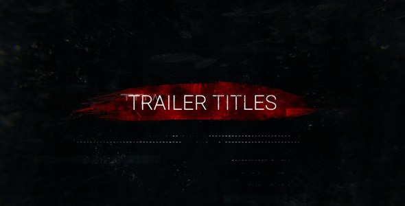 Videohive Action Trailer Titles Titles template preview